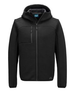 Portwest KX3 Sport Zip Hooded Sweater KX372 - Full Zip Hooded Top, Moisture-Wicking Fabric, Ergonomically Shaped Hood