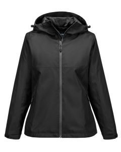 Portwest Women’s Professional Rain Jacket - Waterproof Work Coat, Ergonomically Shaped Hood, Pre-Bent Sleeves