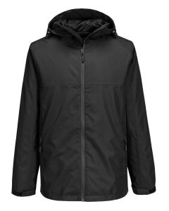 Portwest Professional Rain Jacket S610 - Waterproof Protective Jacket, Hook-and-Loop Cuffs for Secure Fit, Chin Guard