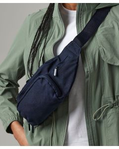 Quadra Belt Bag – Multiple Zipped Pockets & Key Hook, Adjustable 600D Polyester, Multi Zippered Pockets