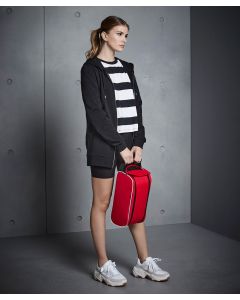 Quadra Teamwear Shoe Bag – 420D Polyester, Wipe-Clean, Vibrant Colours, Webbing Carrying Handle