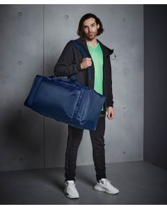 Quadra Jumbo Sports Holdall – Detachable Adjustable Shoulder Strap with Pad, Wet Pocket, Racquet Pocket, Zippered End Pockets