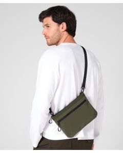 Quadra UrbanShift Sacoche - Crossbody Bag, Sling Bag with Zipped Compartments, Travel Pouch, Festival Bag
