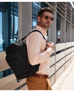 Quadra Airside Underseat Backpack – Grab Handle for Swift Handling, Wide-Zip Main Compartment for Easy Access, Front Zip Pocket