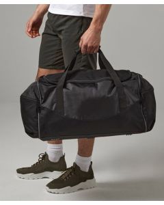 Quadra Teamwear Holdall – Durable 55 L Quadra Duffel with Padded Grip, Feet & Adjustable Strap, 2 Large End Pockets