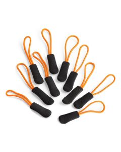 Quadra SLX Puller Pack of 10 - Zip Pull Extensions Durable Grip Easy Attach Zip Accessories Replacement Pull Tabs
