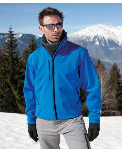 Result Classic Softshell Jacket – 3-Layer Waterproof, Wind-Resistant Fleece Mid-Layer for Versatile Wear, Comfortable Active Cut