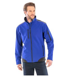 Result Workguard Ripstop Softshell Workwear Jacket – Waterproof & Breathable with Cordura Panels, Rugged