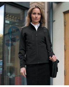 Result Women’s Baselayer Softshell Jacket – Eco-Friendly, 2 Layer Bonded Soft Athletic, 2 Way Stretch Fabric, Neck Layering Essential