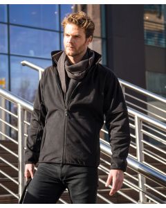 Result Osaka Combed Pile Softshell Jacket – Shower-Resistant, Breathable 3-Layer Bonded Design, Zip Side Pockets, Neck Tab