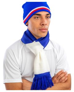 Result Winter Essentials Team Scarf – Cozy Tasselled Support-wear in Team Colours, Embroidery