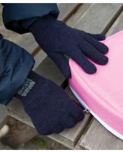 Result Winter Essentials Junior Classic Fully-Lined Thinsulate™ Gloves – Soft, Insulated Knit for Outdoor & School Use