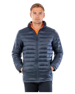 Result Urban Outdoor Ice Bird Padded Jacket – Full Front Zip, Zipped Front Pockets, Stand up Collar with Chin Guard, Inner Storm Flap