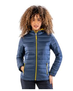 Result Urban Outdoor Women’s Urban Snow Bird Hooded Jacket –Packable Quilted Puffer with Hood, Contemporary Fit