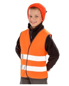 Result Core Junior Safety Vest – Lightweight Hi-Visibility Over-Vest, Certified & Durable, Generous in Size, Tear-Release Fastening