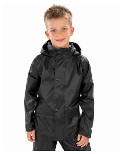 Result Core Junior Rain Jacket – Ultra-light, Packable Waterproof Over-Layer for Kids, Fully Taped Seams, Watershed Shoulders