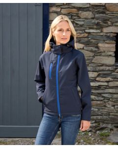 Result Core Women's Core-TX Performance Hooded Softshell Jacket – 3-Layer Weather-Defiant Performance Mid-Layer