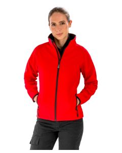 Result Core Women’s Core Printable Softshell Jacket – 280 gsm, Shower-Resistant, Breathable & Wind-Defying, Decorative