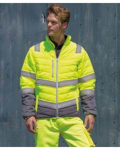 Result Safeguard Soft Padded Safety Jacket – Lightweight, High-Vis Comfort with Class 2/3 Certification, Quiet to Wear