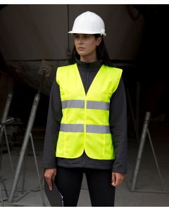 Result Core Women’s High-Viz Tabard – Princess Panelling & Feminine Fit, Safety in Style, Self-Coloured Bound Edge