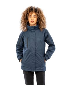 Women's 3-in-1 Journey Jacket with Softshell Fleece Inner – Waterproof Ripstop Outer, Taped Seams, Fitted Waist