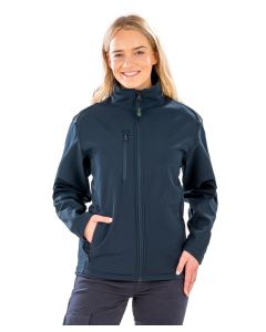 Result Genuine Recycled Women’s 3-Layer Printable Softshell Jacket – Print-Ready, Durable & Stylish, Enhanced Water Repellency