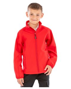 Recycled 2-Layer Printable Junior Softshell Jacket – Sustainable, Lightweight & Perfect for School Wear, Soft Bound Cuff