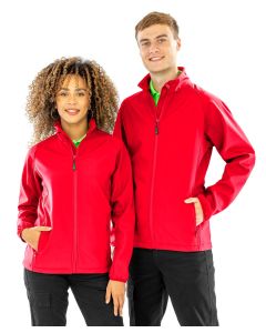 Result Genuine Recycled Men's Two-Layer Printable Softshell Jacket – Sustainable, Lightweight, Custom-Ready, Slim Fashion Fit