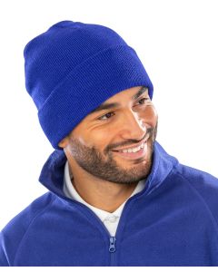 Result Winter Essentials Woolly Ski Hat – One Size, Heavyweight Double-Thickness Knitted, Soft-Feel Acrylic, Suitable for Embroidery