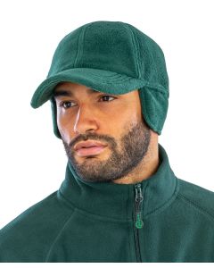 Result Winter Essentials PolarTherm™ Cap – Lightweight Fleece Low-Profile with Fold-In Earflaps for Winter Wear