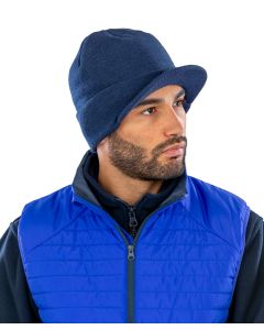 Result Winter Essentials Esco Army Knitted Hat – Heavy-weight Double-thick Acrylic with Pre-Curved Peak, One Size