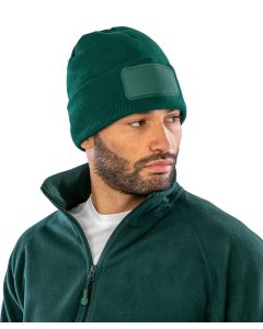 Result Winter Essentials Double-Knit Printers Beanie – Heavyweight Soft-Feel Acrylic, Deep Cuff, Ready to Print