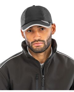 Result Headwear High-Viz Cap – Bright, Durable, High Visibility Headwear, 3M™ Reflective Detail, Pre-Curved Peak