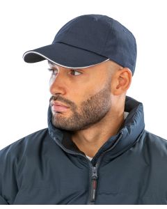 Herringbone Cap with Sandwich Peak – Versatile and Stylish Headwear, Country-Chic, Stitched Eyelets