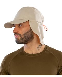 Result Headwear Legionnaires Cap – Neck & Ear Protection & Comfort Shockcord Fit, Sun-safe, No Centre Seam