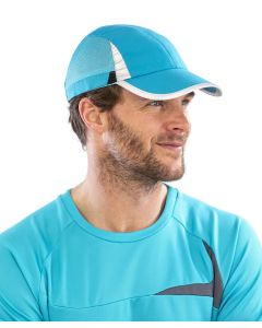 Result Headwear Sport Cap — Quick-Dry Low-Profile Jockey Style with Reflective Trim & Tear-Release Adjuster, Feather-Weight