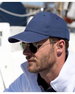 Result Headwear Memphis Brushed Cotton Low-Profile Sandwich Peak Cap — Effortless 6-Panel, Brushed Cotton Cap, Adjustable Fit
