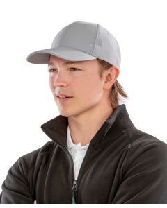 Result Genuine Recycled Core Low-Profile Cap – Adjustable Fit and Clean Six-Panel Design, Pre-Curved Peak with Six Stitch Lines