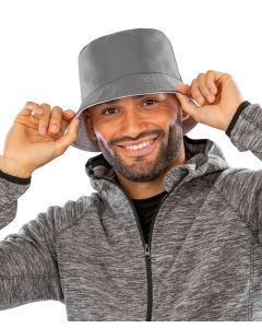 Result Genuine Recycled Reversible Bucket Hat – Recycled Polyester Twill, Versatile Festival Essential, Eco-Conscious