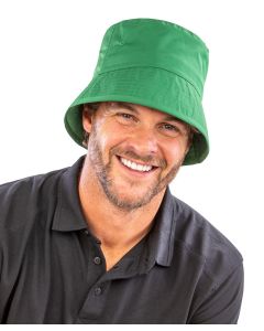 Result Headwear Recycled Bound Edge Bucket Hat - Wide Brim, Festival Hat, UV Protection, Unisex Summer Hat