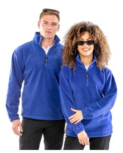Result PolarTherm™ Top – Casual Cut, ¼ Front Zip Fastening, 2 Side Pockets with Fleece Lining, Elasticated Cuffs, Unlined