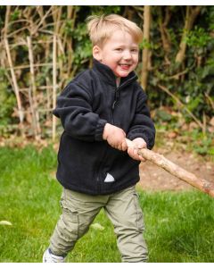 Result Junior PolarTherm™ Jacket – 330 gsm Polyester, Stretchy Fit, All Sizes, Heavy Fleece, Athletic Cut, Full Front Zip Fastening