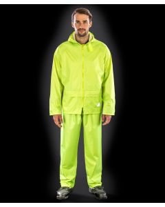 Result Waterproof Jacket & Trousers Set – Packable, Rain-Ready Workwear Duo, Heavyweight, Taped Seams, Hood with Tear Release