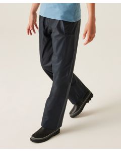 Regatta Junior Kids Pro Stormbreak Overtrousers - Waterproof, Windproof, Elasticated Waist, Adjustable Hem
