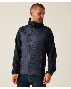 Regatta Professional Navigate Hybrid Hooded Jacket – Full Zip, Multi Pocket
