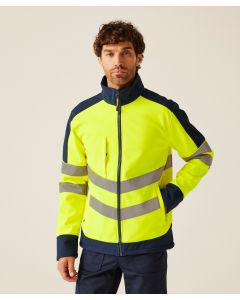 Regatta High Visibility High-Vis Pro Softshell – Flexible, Weatherproof Jacket