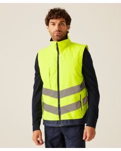 Regatta High Visibility High-Vis Pro Bodywarmer – Insulated, Waterproof Workwear