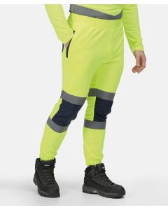 Regatta High Visibility Hi-Vis Joggers – 2-Layer, Water-Repellent, 2 Pockets