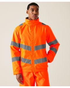 Regatta High Visibility Hi-Vis Pro Contract Dover Jacket – Waterproof Bomber