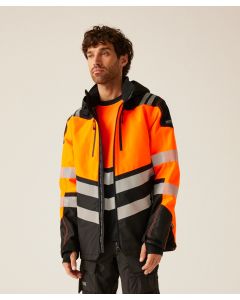 Regatta High Visibility Waterproof Hi-Vis Shell Jacket – Detachable Hood